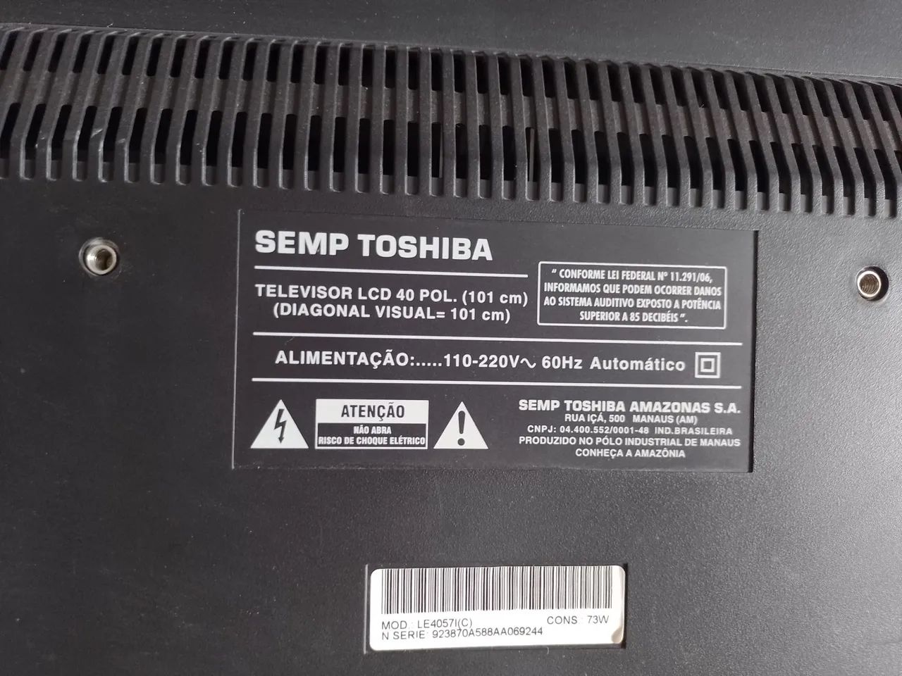 TV 40 SEMP TOSHIBA  - Foto 5