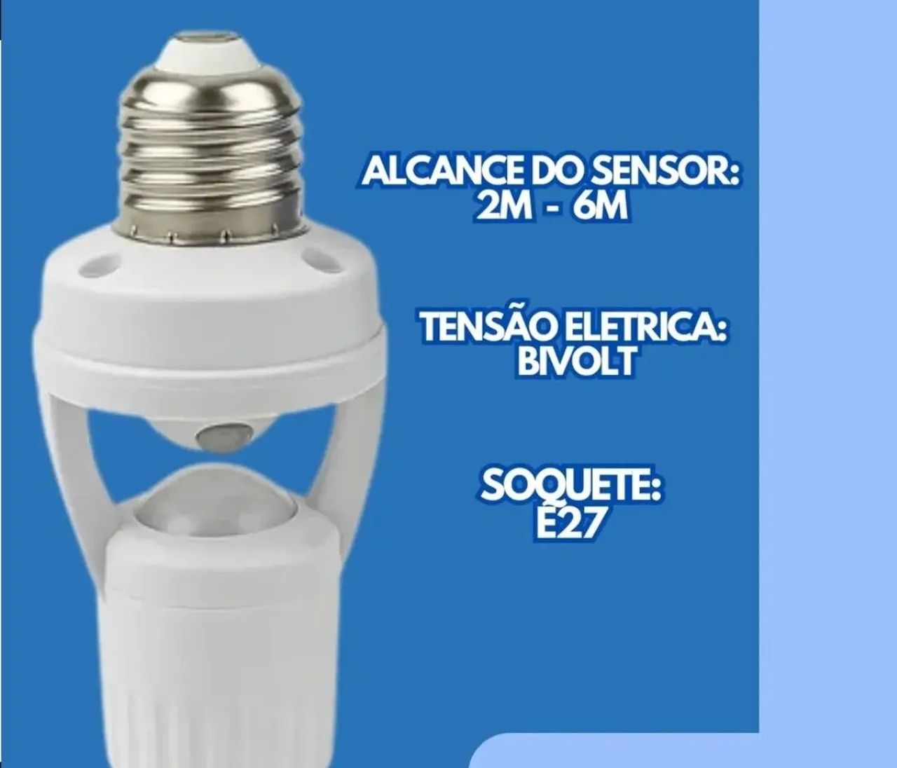 KIT SENSOR DE PRESENÇA 2 UNIDADES  - Foto 4