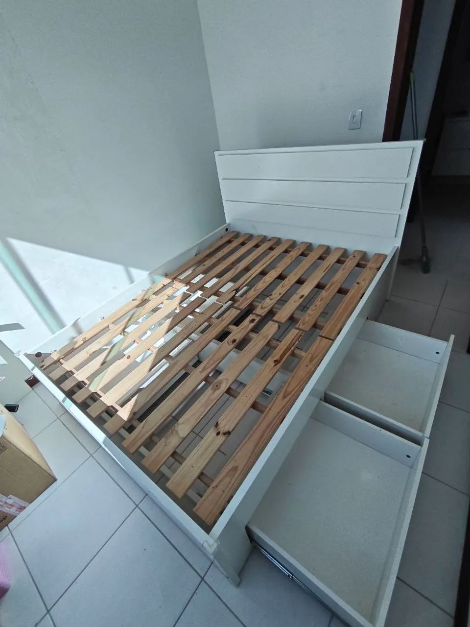 Cama casal MDF 4 gavetas  - Foto 3