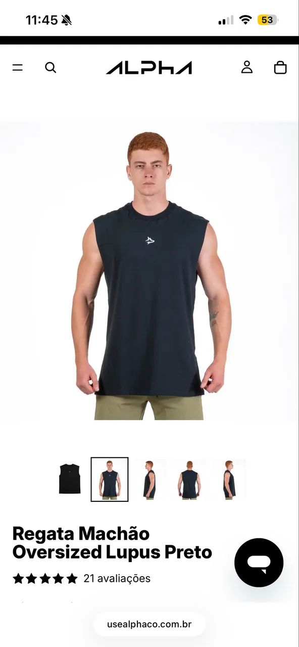 Regata machão oversized alpha co  - Foto 3