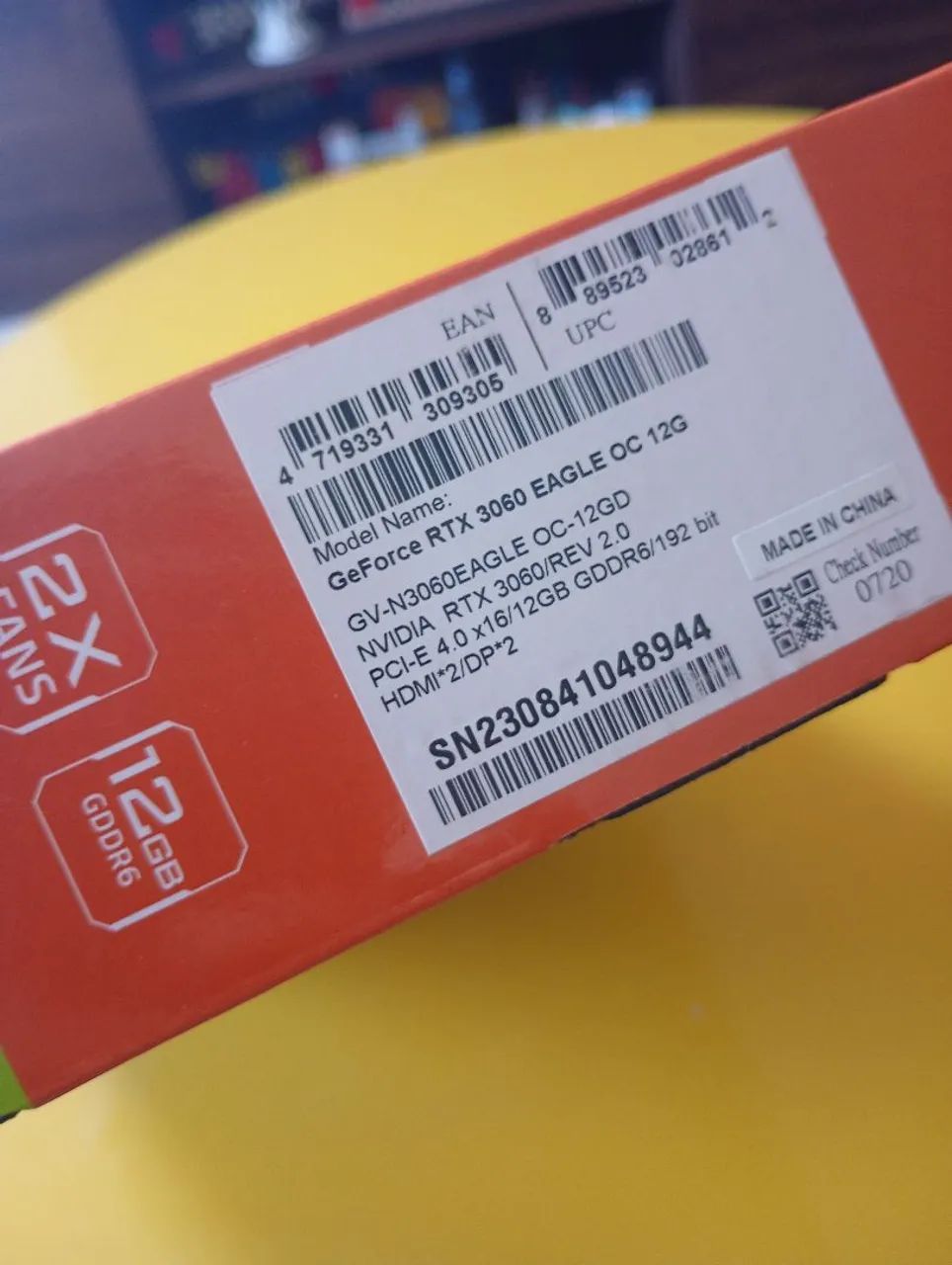 Rtx 3060 12gb Gigabyte Eagle OC. seminovo - Foto 3