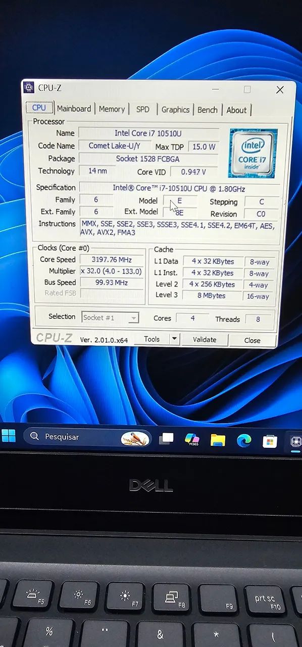 Notebook Dell i7 de 10ª GERAÇÃO (Impecável) - Foto 3