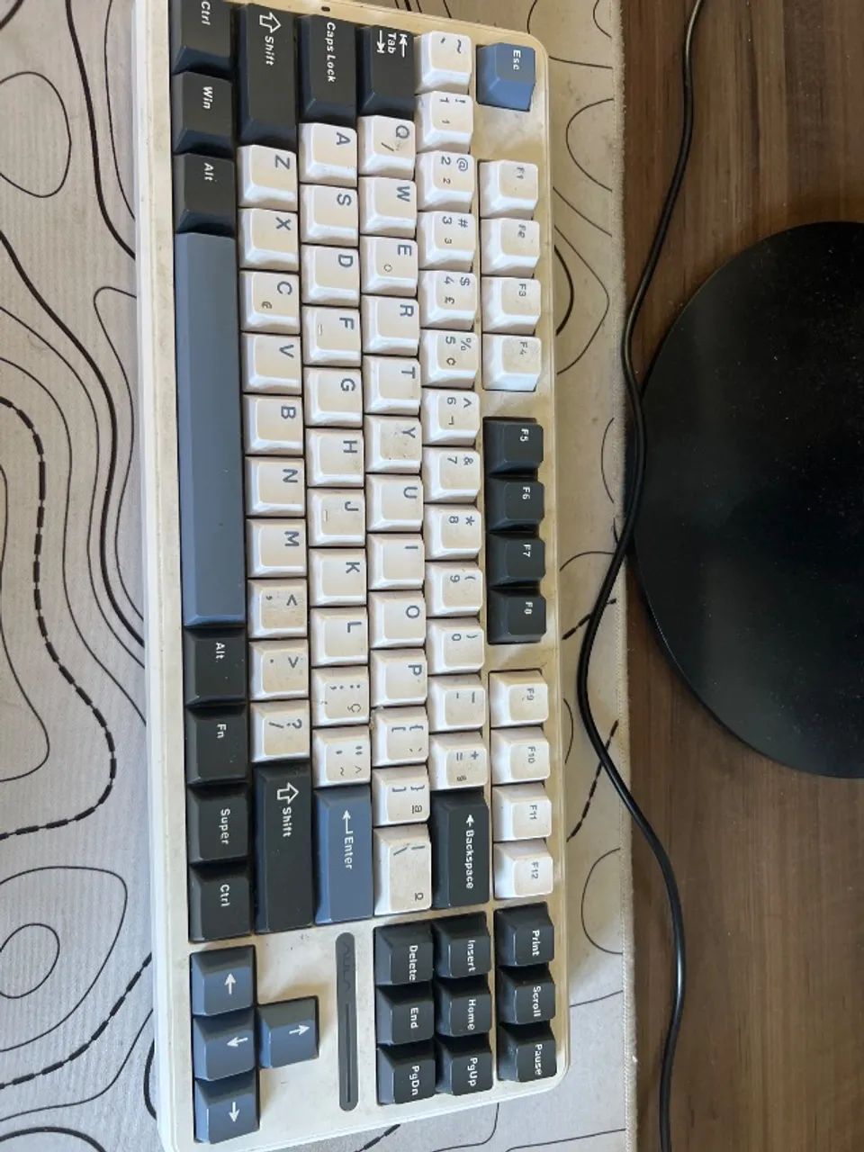 Teclado sem fio Aula f87