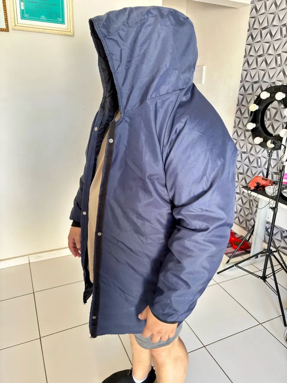 Jaqueta térmica industrial plus size