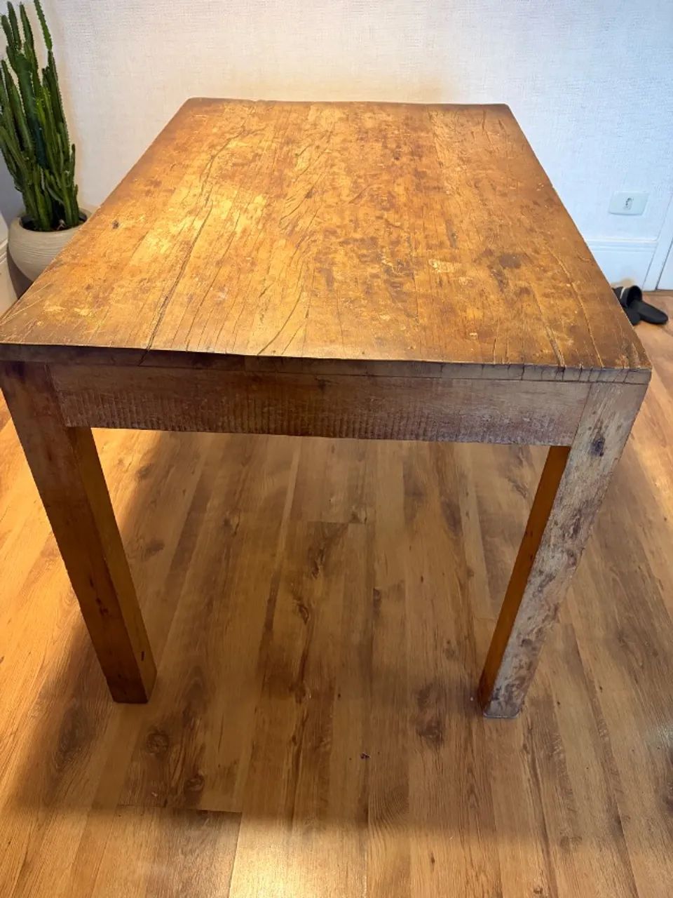 Mesa rústica - madeira de demolição  1,20cm - Foto 2