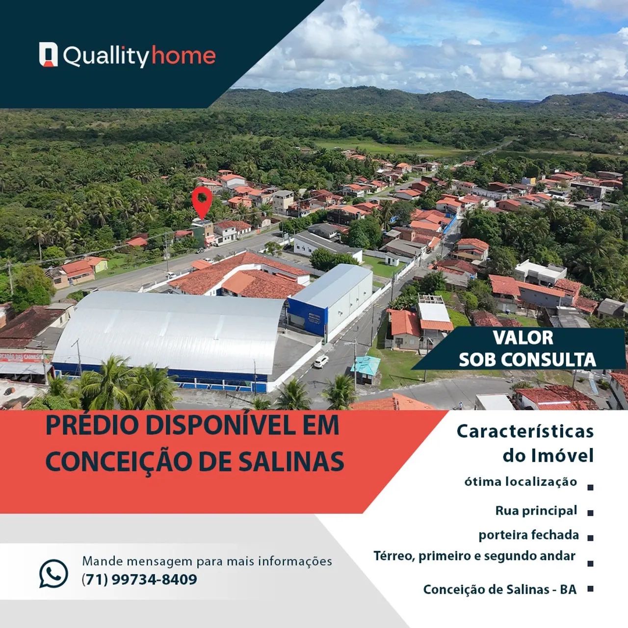 Ponto comercial e casa 1 e 2 andar 