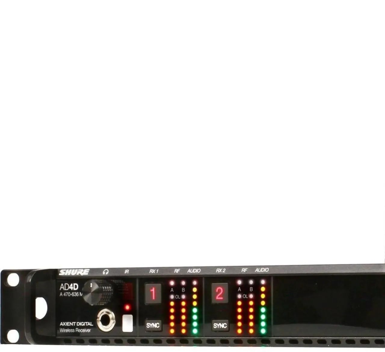 Receptor Shure Original Axient Digital AD4D BR A - 470-636MHz - Foto 2