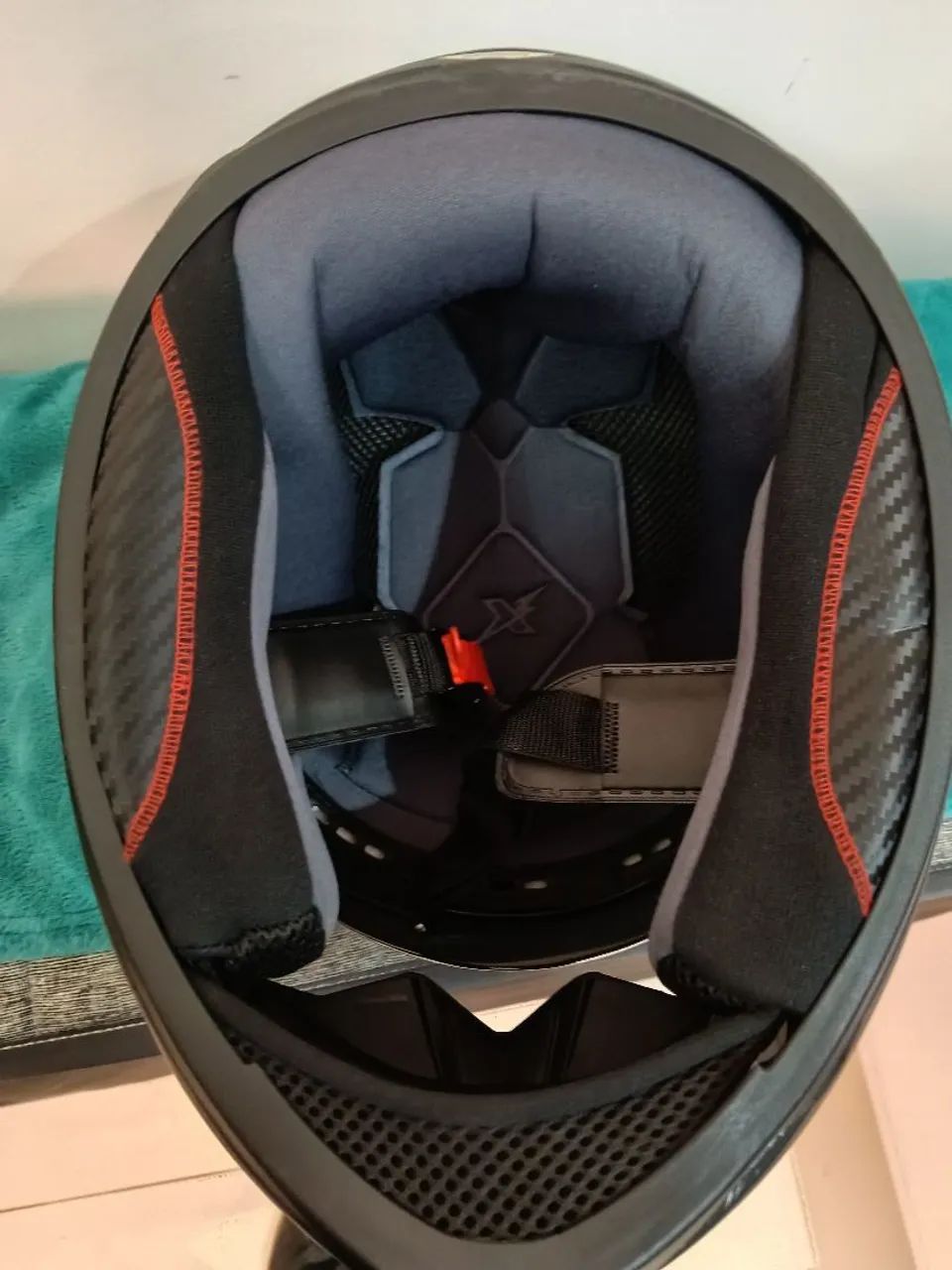 Capacete com óculos interno  - Foto 5