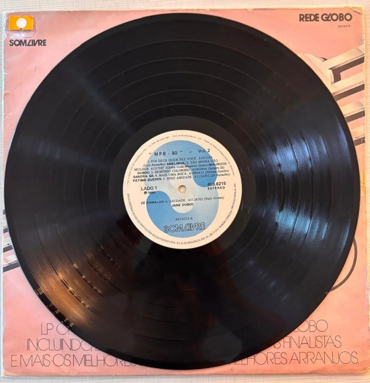 Disco de Vinil/LP - MPB 80 Vol.2 1980 - Foto 3
