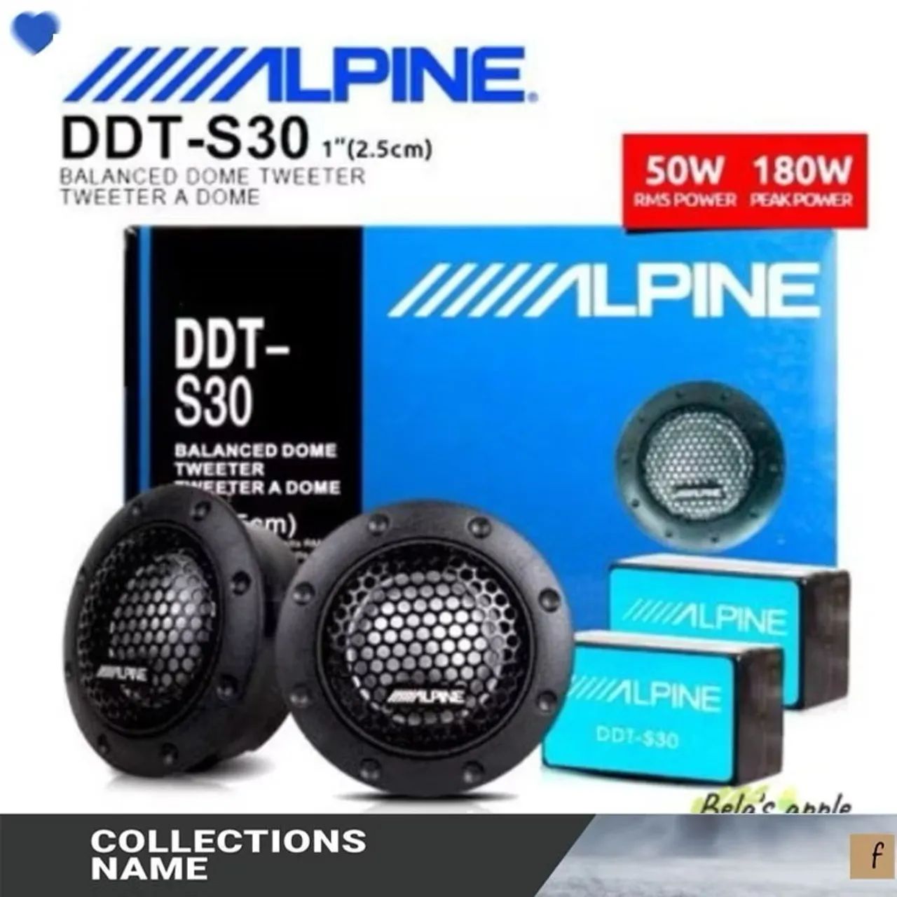 Tweeter Alpine 180 Watts Novos 