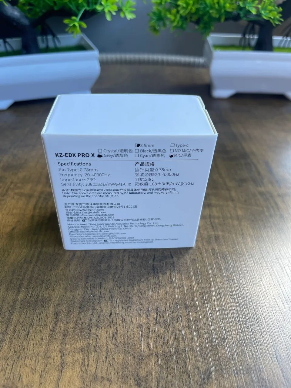 FONE KZ EDX PRO X GREY C/MIC - Foto 4