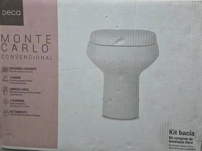 Kit Completo Bacia Convencional | Deca Monte Carlo - Branco