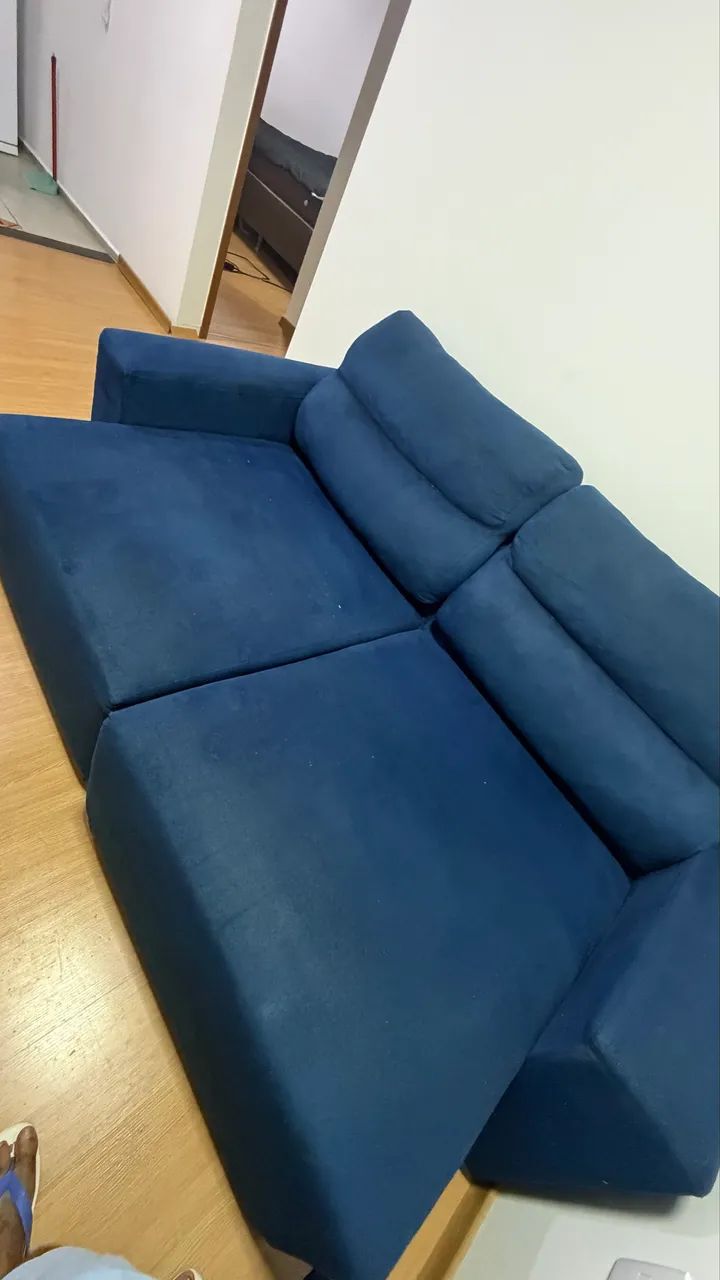 Sofa pouco usado,reclinavel - Foto 2