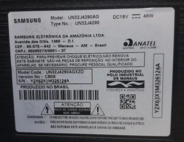 Smart TV Lcd Samsung 32 Polegadas - UN32J4290AG (Tela Quebrada / Leia O Anúncio) - Foto 3
