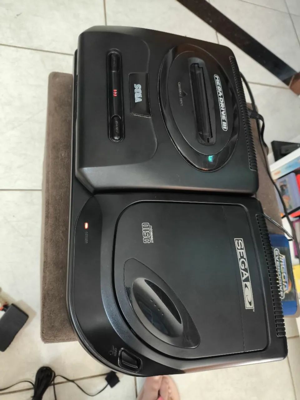 IMPERDÍVEL! SEGA CD + MEGA DRIVER FUNCIONANDO PERFEITAMENTE - Foto 4