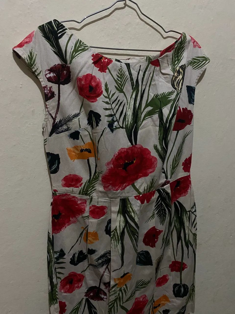 vestido florido de linho - Foto 2