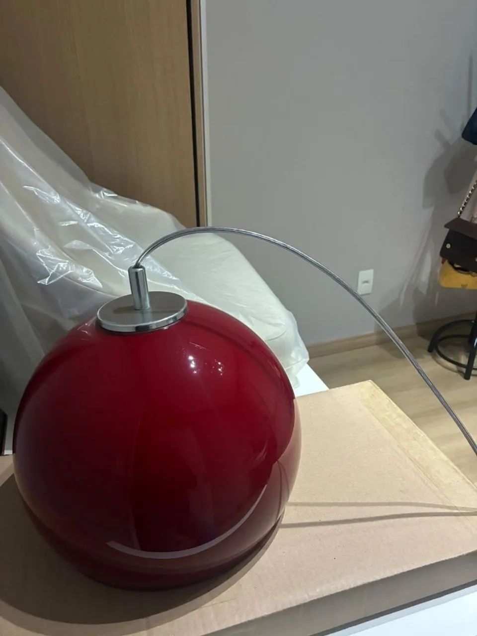 Pendente esfera vermelha  - Foto 3
