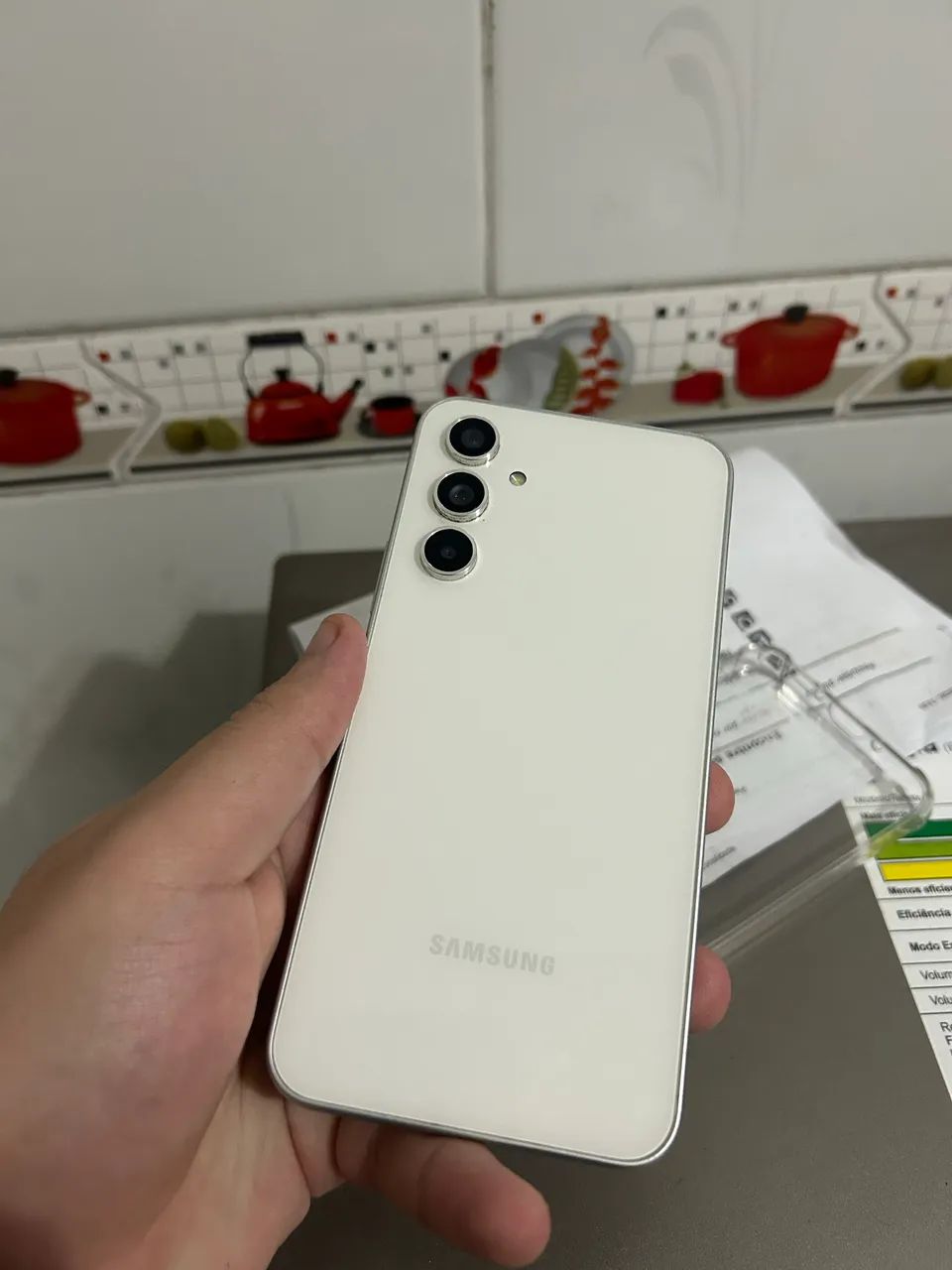 Samsung a54 com caixa e nota fiscal  - Foto 2