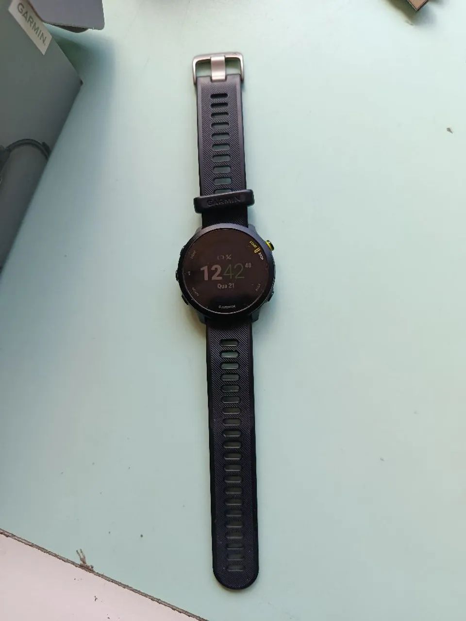 GARMIN FORERUNNER 55 PRETO - Foto 4