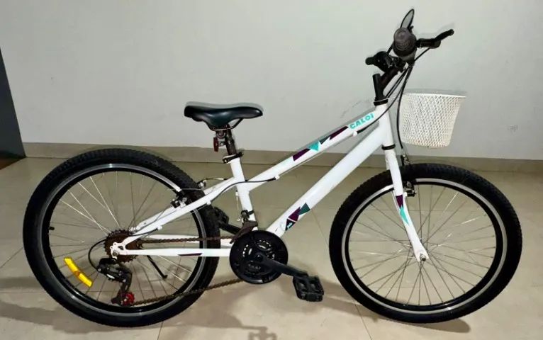 Bicicleta Caloi Ceci Aro 24 21 Marchas com Cesta - Foto 2