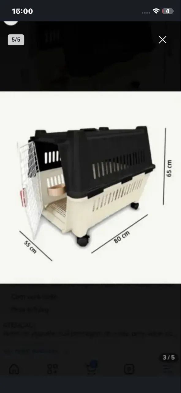 Caixa de transporte  - Foto 2