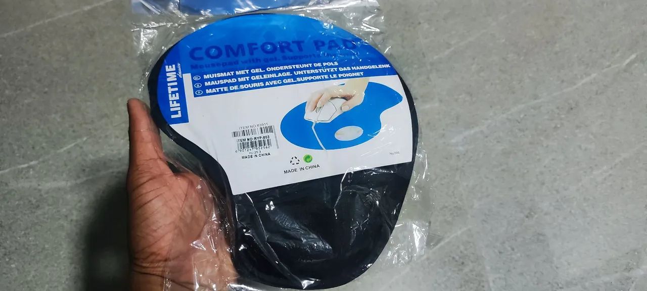 Mousepad confortável - Já é o menor preço
