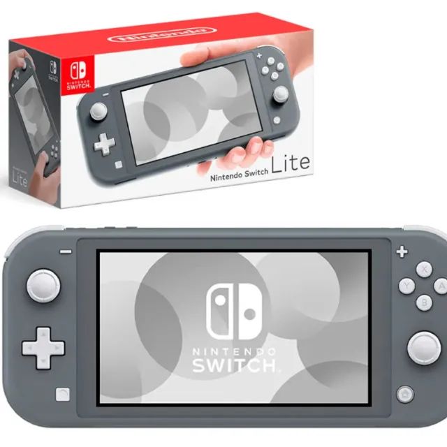 NINTENDO SWITCH LITE CINZA ORIGINAL LACRADO GARANTIA DE 1 ANO