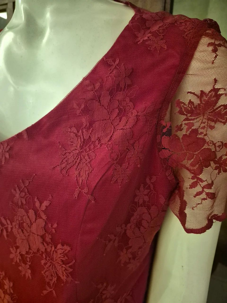 Vestido longo vermelho - Foto 4