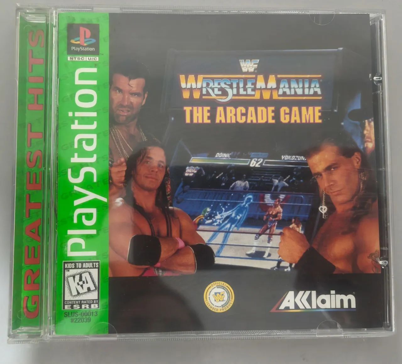 WWF WrestleMania PS1 Original 