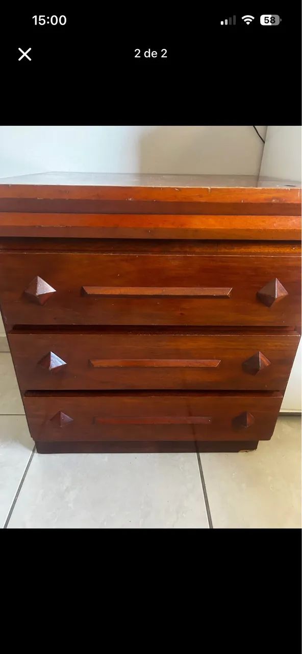 Cômoda de madeira  - Foto 2