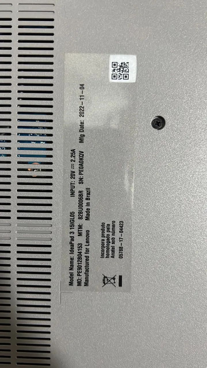 ? Notebook Lenovo IdeaPad 3 15,6" - R$ 1.200,00 - Foto 2