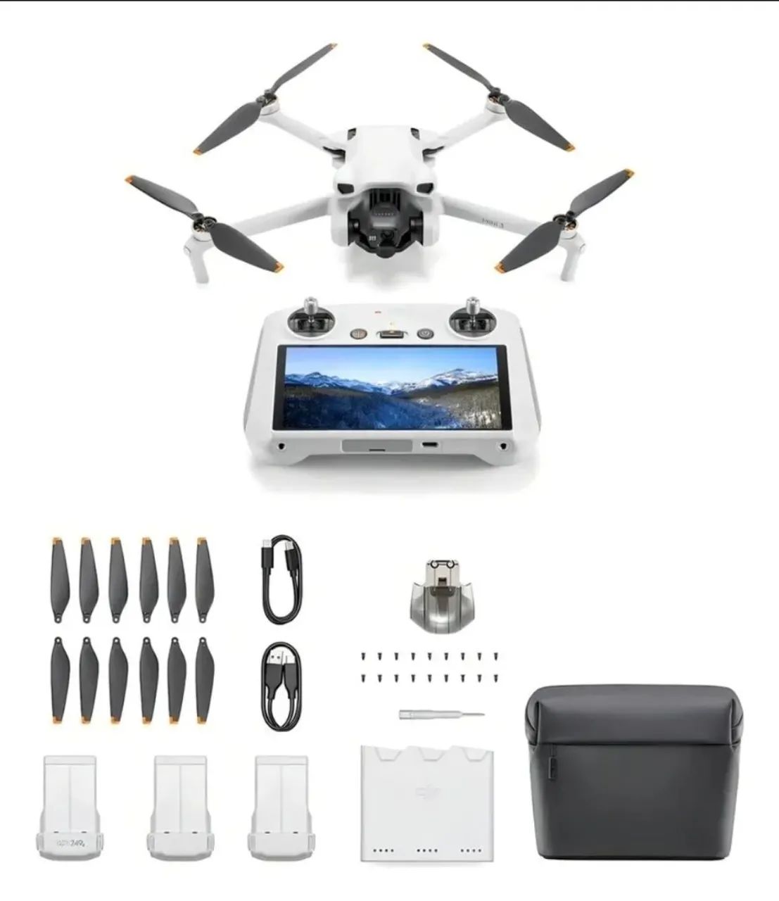 DJI Mini 3 Combo (3 baterias + Controle RC com tela) - Foto 3
