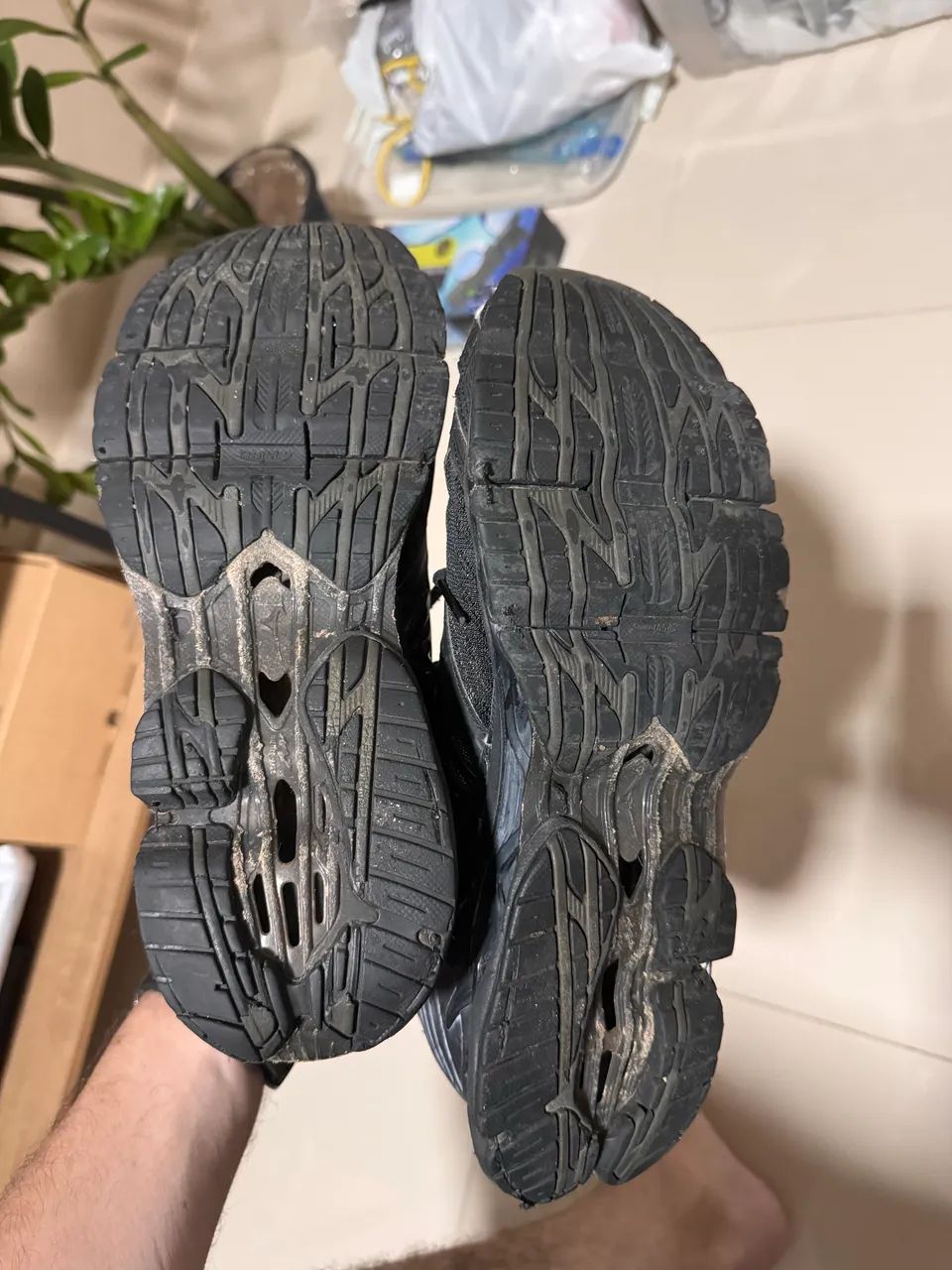 Tênis Mizuno Wave Prophecy preto usado - Foto 2