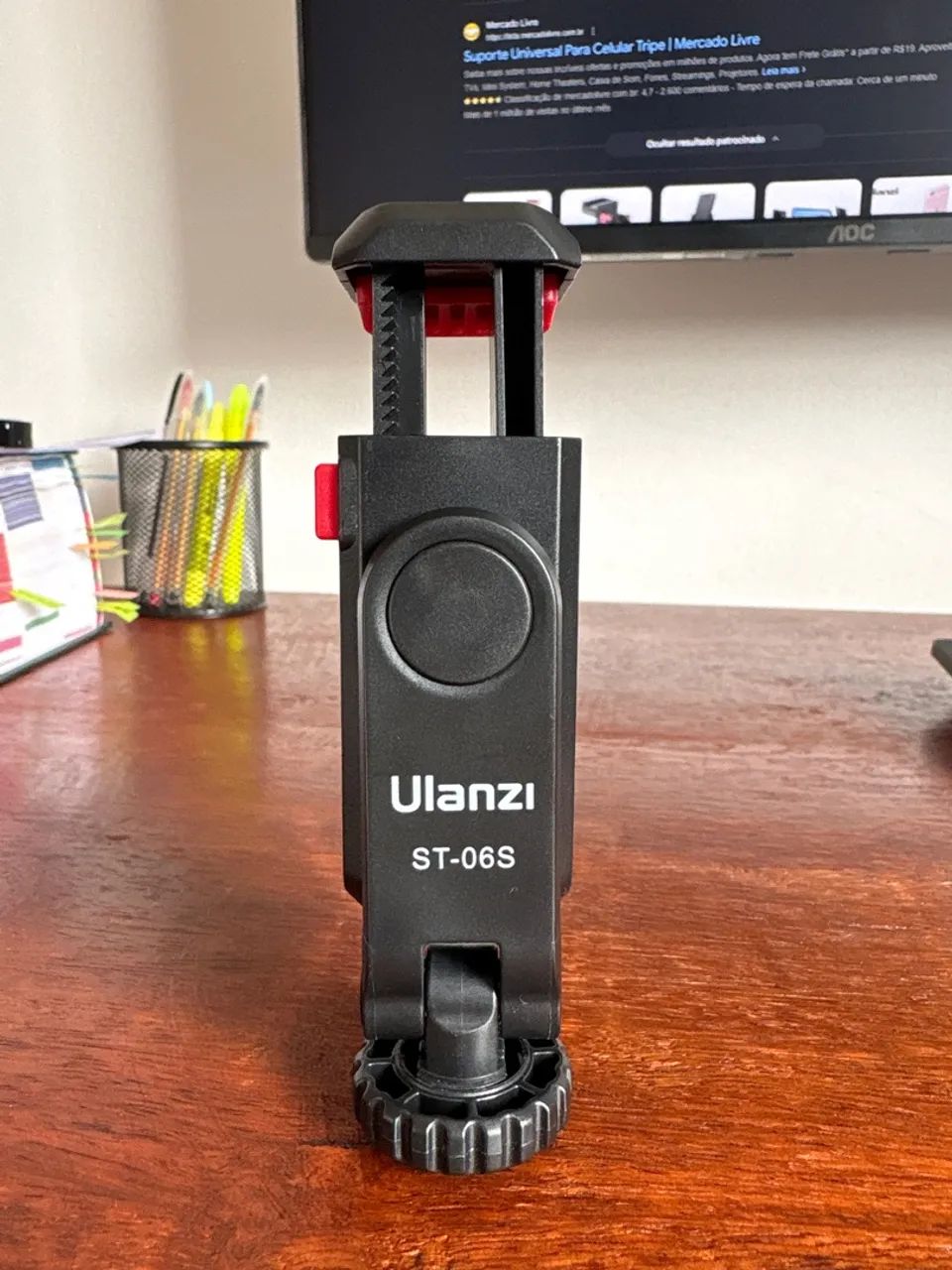 Suporte de Celular Ulanzi ST-06S com Clipe Rotativo - Foto 5