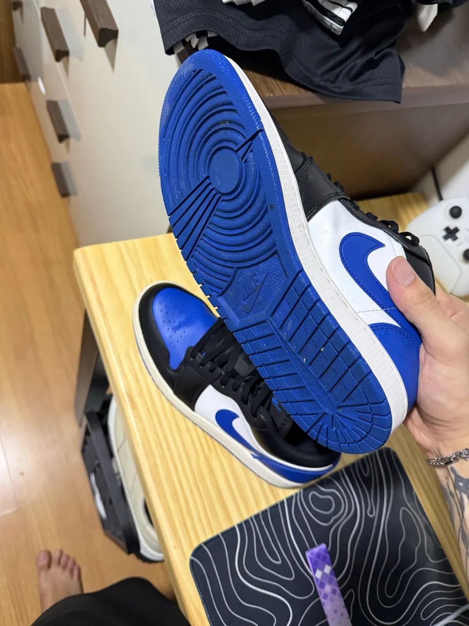 Air Jordan 1 low Royal blue original - Foto 4