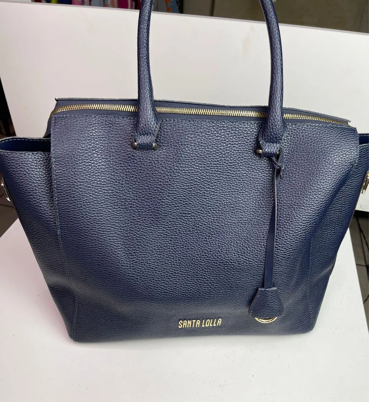 Bolsa feminina de couro legítimo 