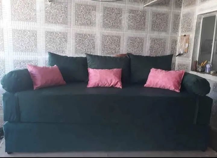 Sofa cama 8 almofadas da fábrica 