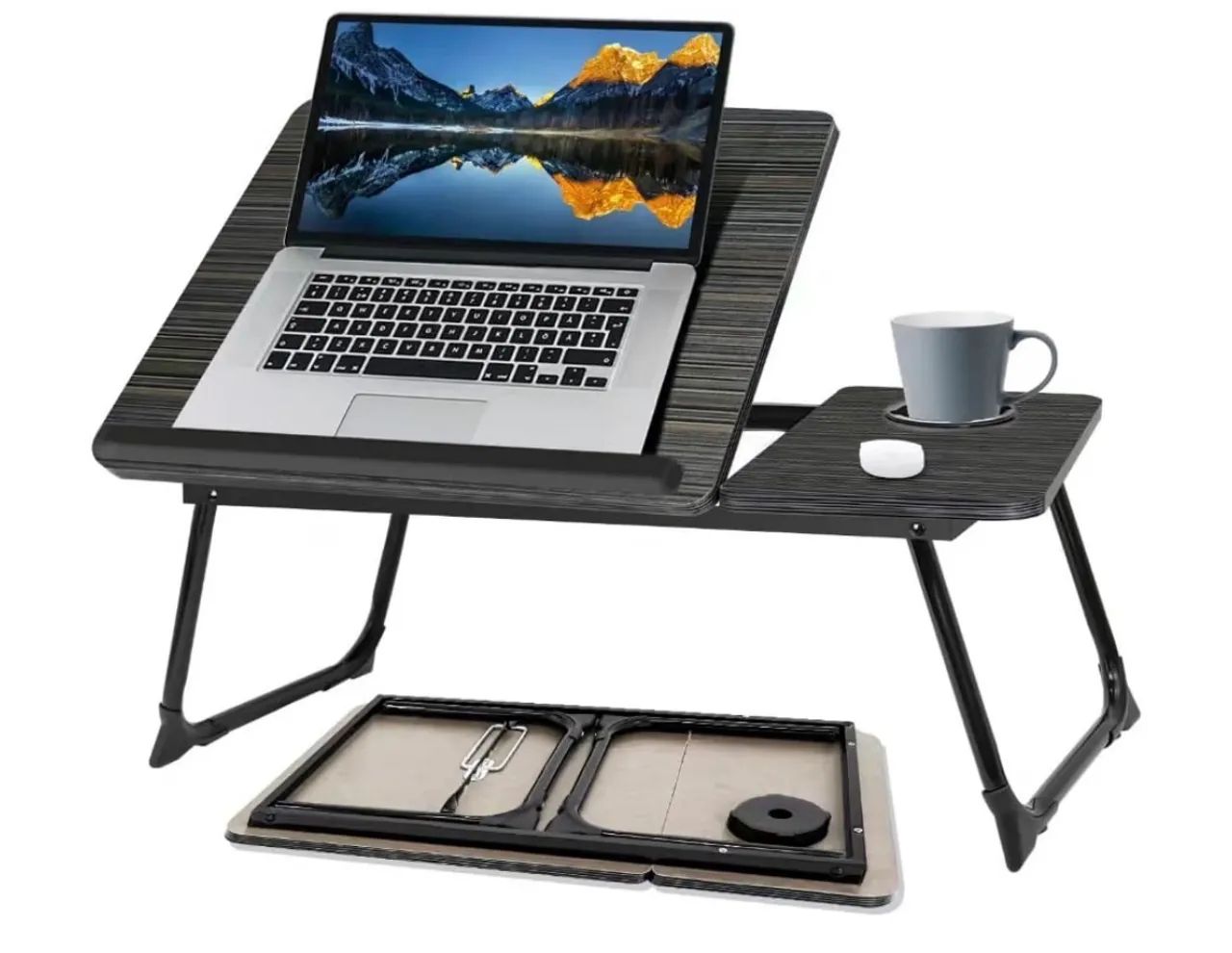 Mesa para Notebook Dobrável com Altura Ajustável e Compacta (Modelo Básico) - Foto 2