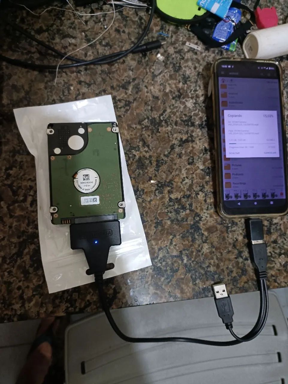 Leitor de HD de notebook