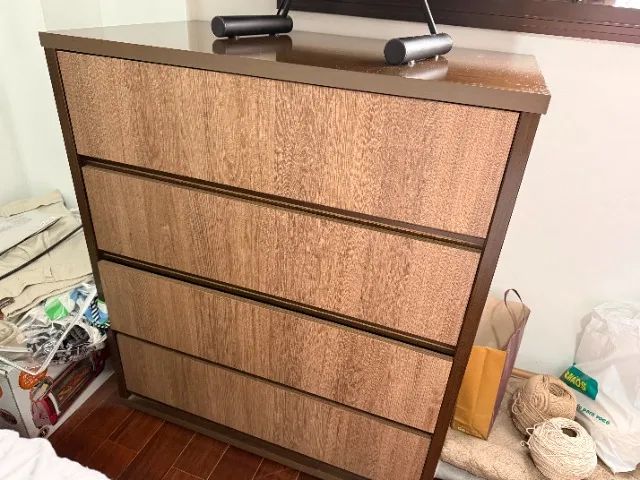 Kit cama quarto - Cabeceira, criado mudo e cômoda - Foto 2