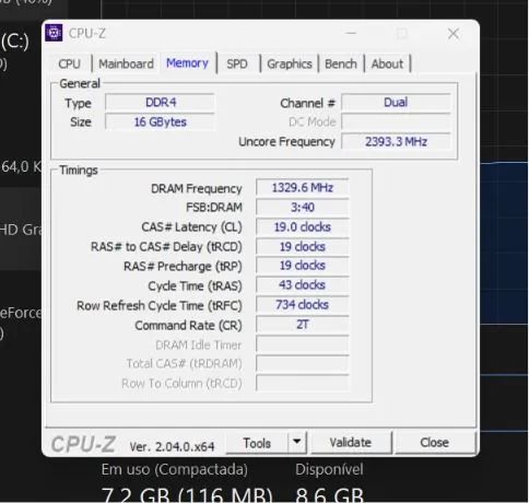 Memória ram 8gb KingSpec, testada - Foto 2