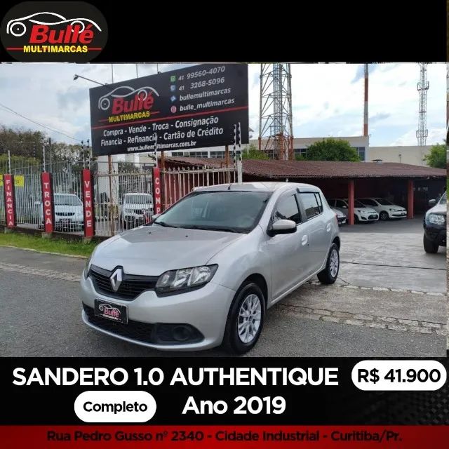 Renault Sandero AUTHENTIQUE 1.0 12V FLEX 2020