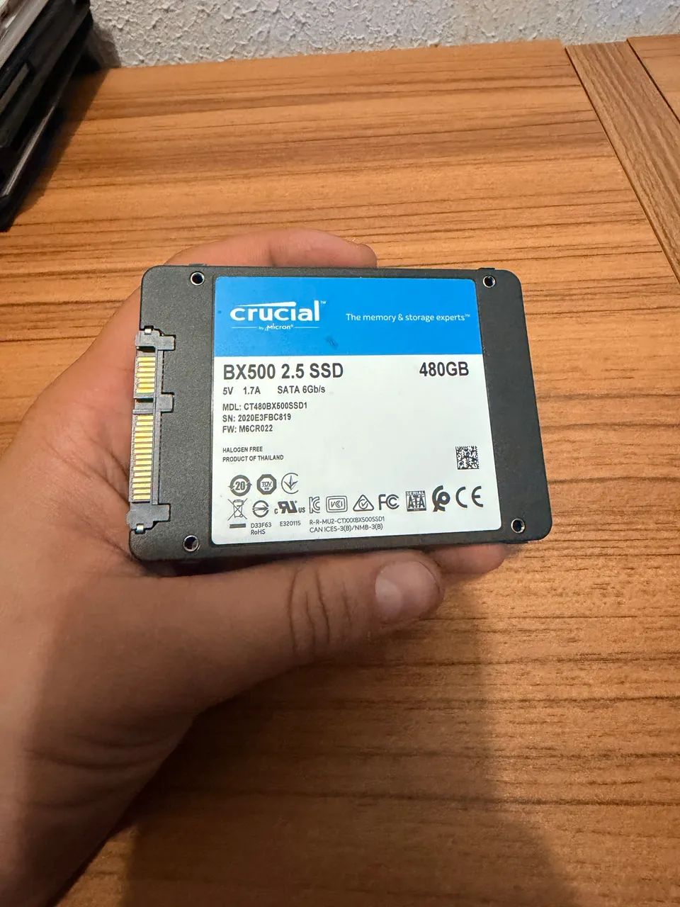 SSD 480gb Crucial - Foto 2