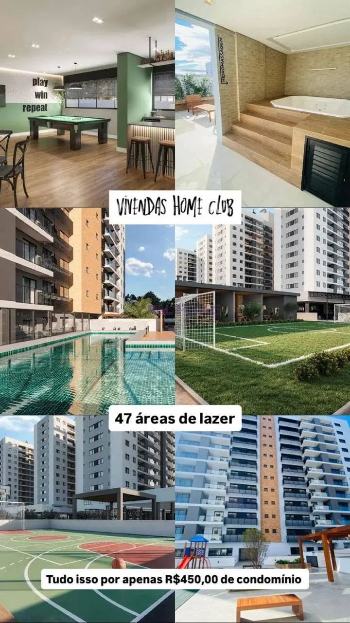 Vivendas Home Club - Semi mobiliado, 2 quartos (suíte), 65m2 - Foto 5