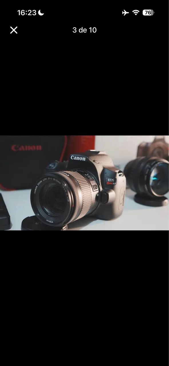 Cânon Sl3 + acessórios  - Foto 5