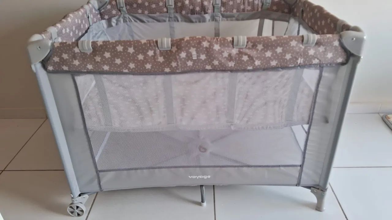 BERÇO/CAMA/CERCADINHO MARCA VOYAGE - Foto 2