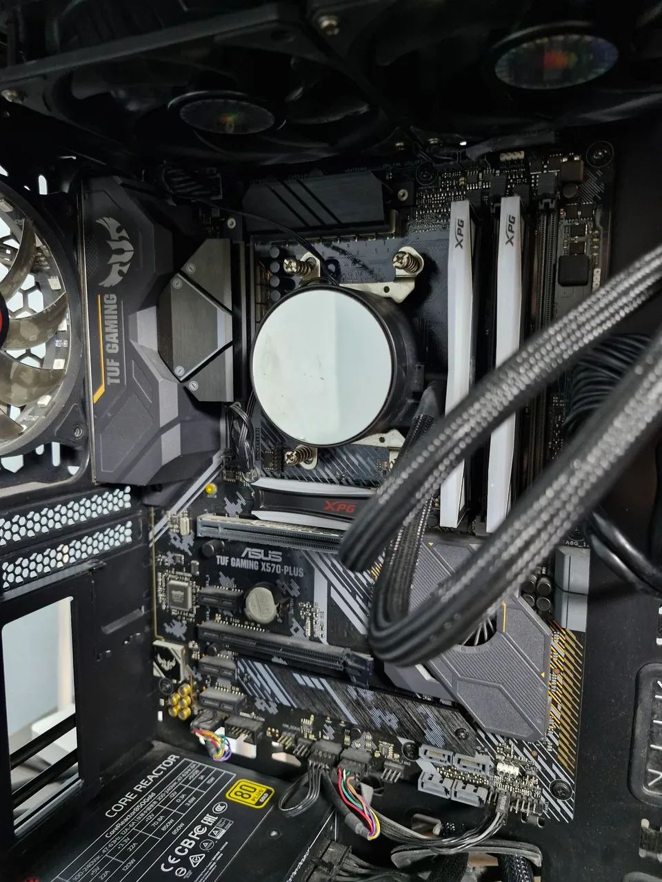 KIT Placa mãe x570 Plus - Memoria RAM 2x16GB XPG RGB - Foto 4