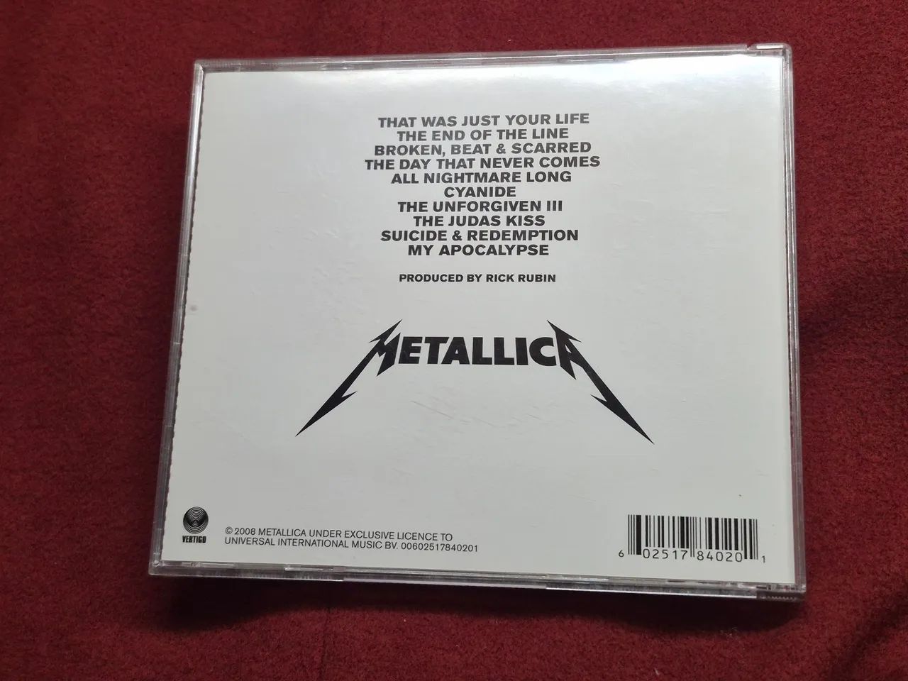 CD Metallica - Death Magnetic (IMPORTADO) - Foto 2