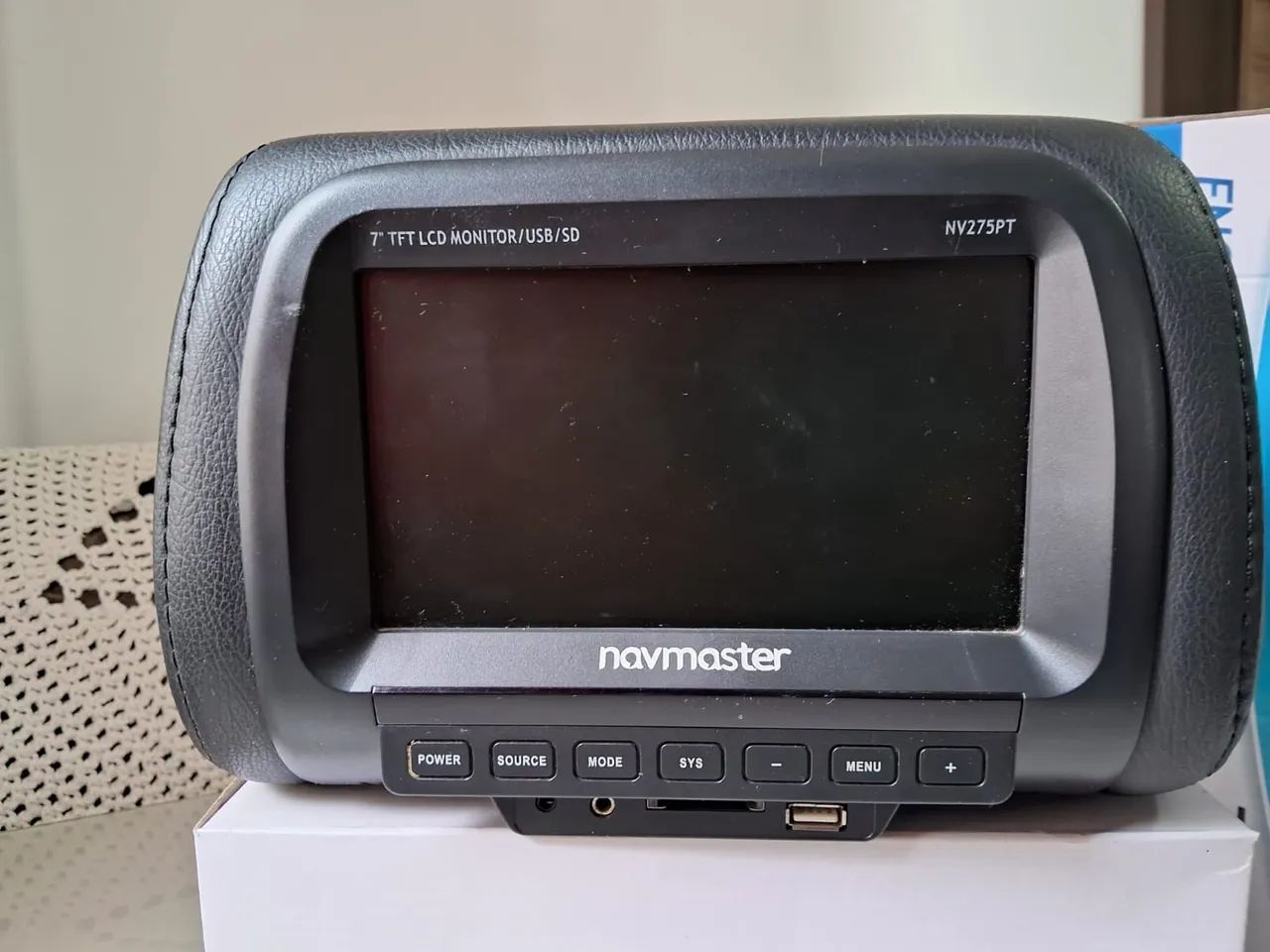 Encosto de cabeça com tela de 7" NAVMASTER - Foto 2