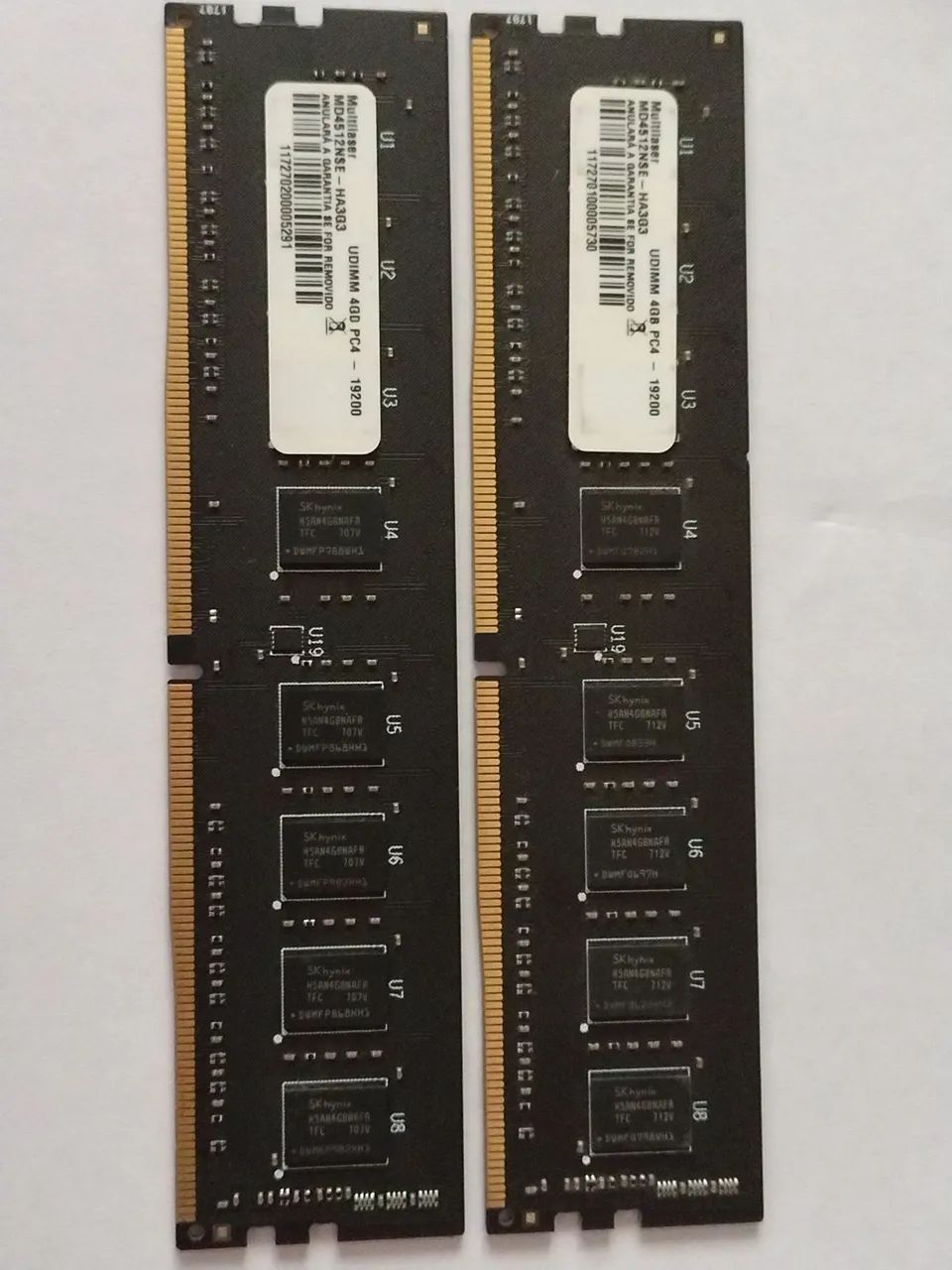 02 Memória DDR4 Multilaser 8G. - Foto 3